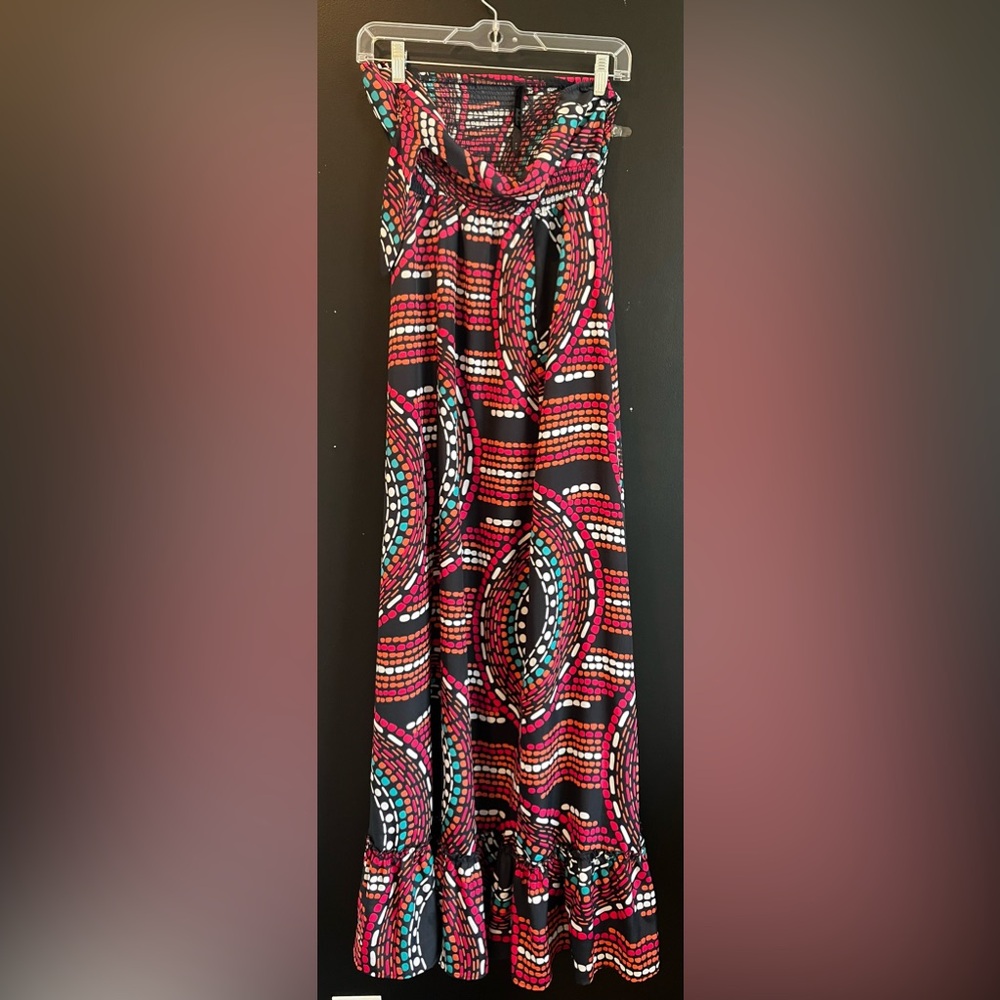 BELLATRIX Sleeveless Colorful Maxi Dress